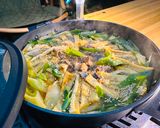 サバ缶活用 サバ味噌鍋 キャンプ飯作り方4写真