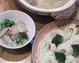 ダシが効いてる！親子丼風つけスパ★作り方11写真