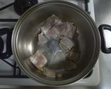 味噌と豆乳で　優しくまろやかスープ作り方1写真