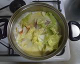 味噌と豆乳で　優しくまろやかスープ作り方5写真