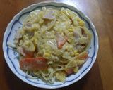味噌と豆乳で　優しくまろやかスープ作り方8写真