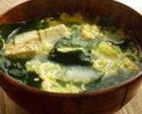 白菜とワカメの中華スープ作り方4写真
