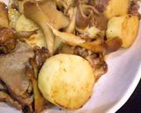 舞茸と豚肉、長芋の照り煮作り方7写真