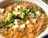節約王の本領発揮！大根もやしの麻婆豆腐鍋作り方6写真