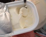 とろとろチーズプリン チョコソースがけ作り方2写真