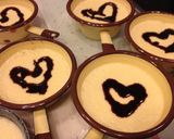 とろとろチーズプリン チョコソースがけ作り方7写真