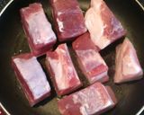 圧力鍋で豚の角煮^C^作り方1写真