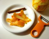 オレンジとシナモンのデザートプリン作り方1写真