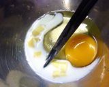 しらす×アボカドの卵とじ丼～梅ワサビ風味作り方3写真