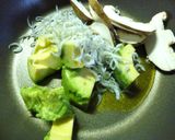しらす×アボカドの卵とじ丼～梅ワサビ風味作り方5写真