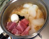 大根と豚かたまり肉のこってりツヤ煮作り方3写真
