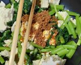 小松菜と豆腐の麻婆豆腐風作り方3写真