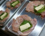 塩麹入り☆鶏胸肉青じそチーズ巻きフライ作り方6写真