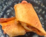 食パンでウィンナーのロール巻き作り方5写真