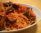 ＊なすとベーコンのトマトソースパスタ＊作り方10写真