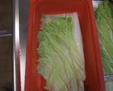 白菜と挽肉とチーズのミルフィーユ仕立て♪作り方7写真