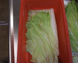 白菜と挽肉とチーズのミルフィーユ仕立て♪作り方7写真