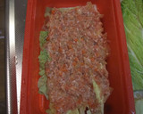 白菜と挽肉とチーズのミルフィーユ仕立て♪作り方8写真