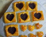 ﾊｰﾄのチョコパイ♡作り方12写真