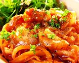 ■かんたん！豚肉と玉ねぎのケチャップ炒め作り方4写真