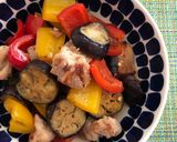 鶏もも肉となすとパプリカのマリネ作り方10写真