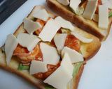 昨日のエビチリは本日うまうまトースト❤作り方3写真
