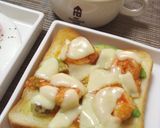 昨日のエビチリは本日うまうまトースト❤作り方4写真