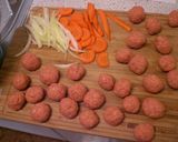 ミートボールの中華風野菜あんかけ作り方2写真