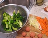 ミートボールの中華風野菜あんかけ作り方3写真