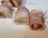 トースターで大根のベーコン巻き串カツ作り方4写真