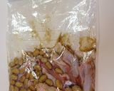 レンジで簡単！チキンと大豆の海鮮漬け作り方1写真