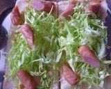 塩麹×梅わさびの和ソーセージトースト作り方3写真