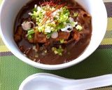 汁まで飲める☆ポークカレー蕎麦作り方5写真