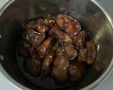 鶏肝の黒酢で甘辛煮作り方5写真