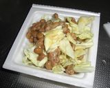 キャベツ納豆あ～んど目玉のっけトースト作り方2写真