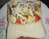 キャベツ納豆あ～んど目玉のっけトースト作り方4写真