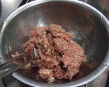 簡単美味しいギョーザの皮で包ハンバーグ作り方2写真