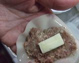 簡単美味しいギョーザの皮で包ハンバーグ作り方4写真