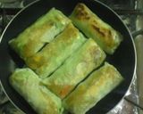 余ったカレーで焼き春巻き作り方4写真