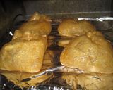 油揚げの納豆チーズはさみ焼き♪作り方3写真