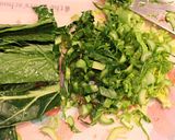 野菜が苦手でも完食♪小松菜入り鶏そぼろ作り方1写真