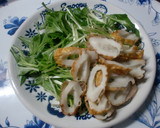 時短簡単♪水菜卵とじ作り方1写真