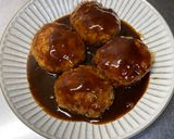 健康!食物繊維!タンパク質も摂取OKハンバーグ作り方16写真