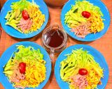 冷やし中華のタレ！麺つゆとカンタン酢だけ作り方3写真