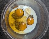 ズッキーニと卵のふわふわカレーマヨ炒め作り方3写真