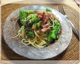 菜の花で春パスタ作り方5写真