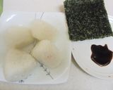 田舎風♡醤油おにぎり作り方2写真