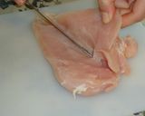鶏肉のスカロピーネ　マッシュルームソース作り方1写真