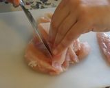 鶏肉のスカロピーネ　マッシュルームソース作り方2写真