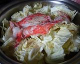 きゃべつとかにかまフレークのたまごとじ作り方2写真